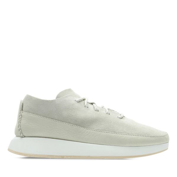 Clarks Mens Kiowa Sport Trainers White | CA-2987356